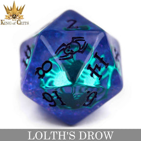 DNDDICE.COM Dice > Other Dice Lolth's Drow - 11 Dice Set 758890746286 ER11DROW