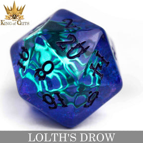 DNDDICE.COM Dice > Other Dice Lolth's Drow - 11 Dice Set 758890746286 ER11DROW