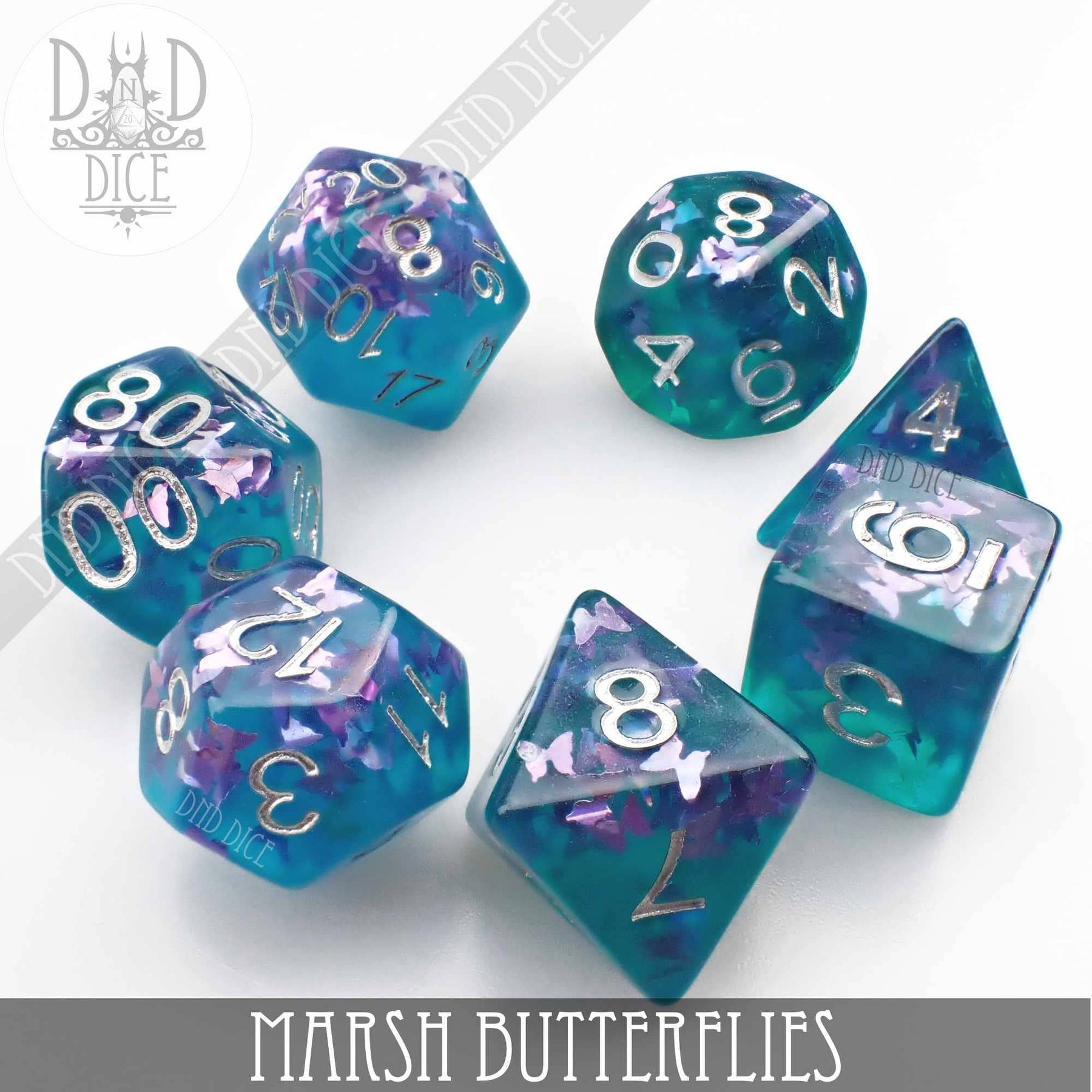 DNDDICE.COM Dice > Other Dice Marsh Butterflies 758890740307 PR07MABU