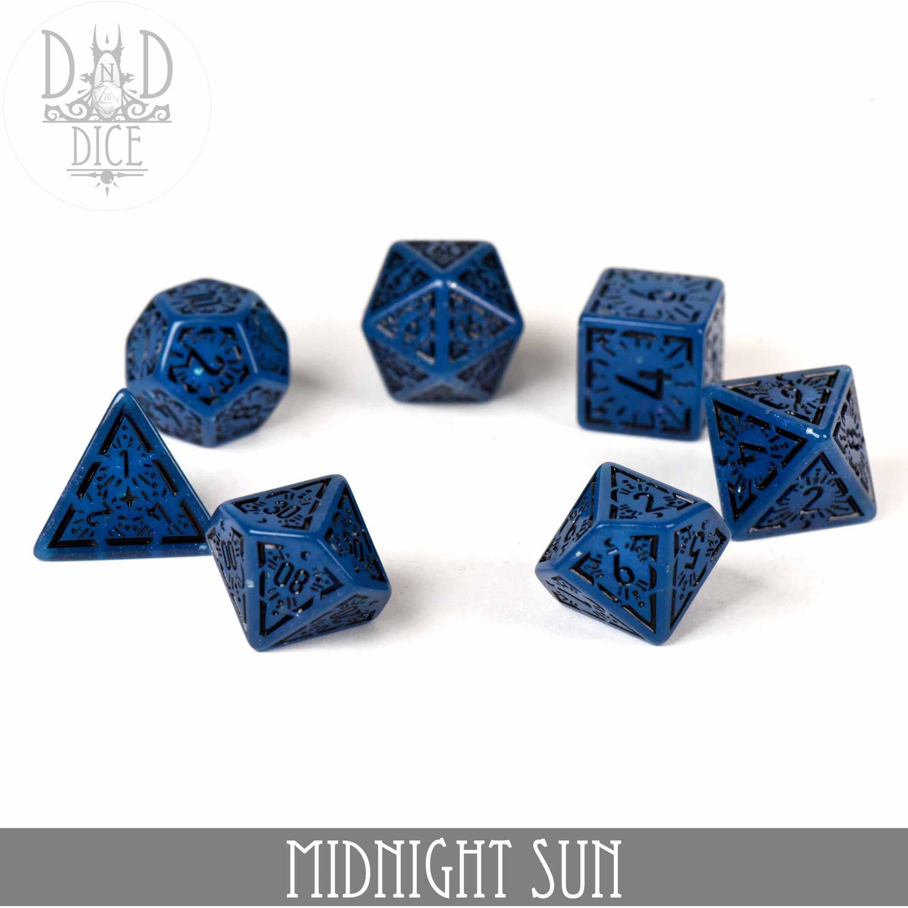 DNDDICE.COM Dice > Other Dice Midnight Sun 758890749744 PA07BLUESUN
