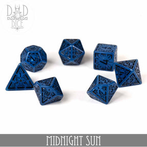 DNDDICE.COM Dice > Other Dice Midnight Sun 758890749744 PA07BLUESUN