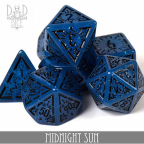 DNDDICE.COM Dice > Other Dice Midnight Sun 758890749744 PA07BLUESUN