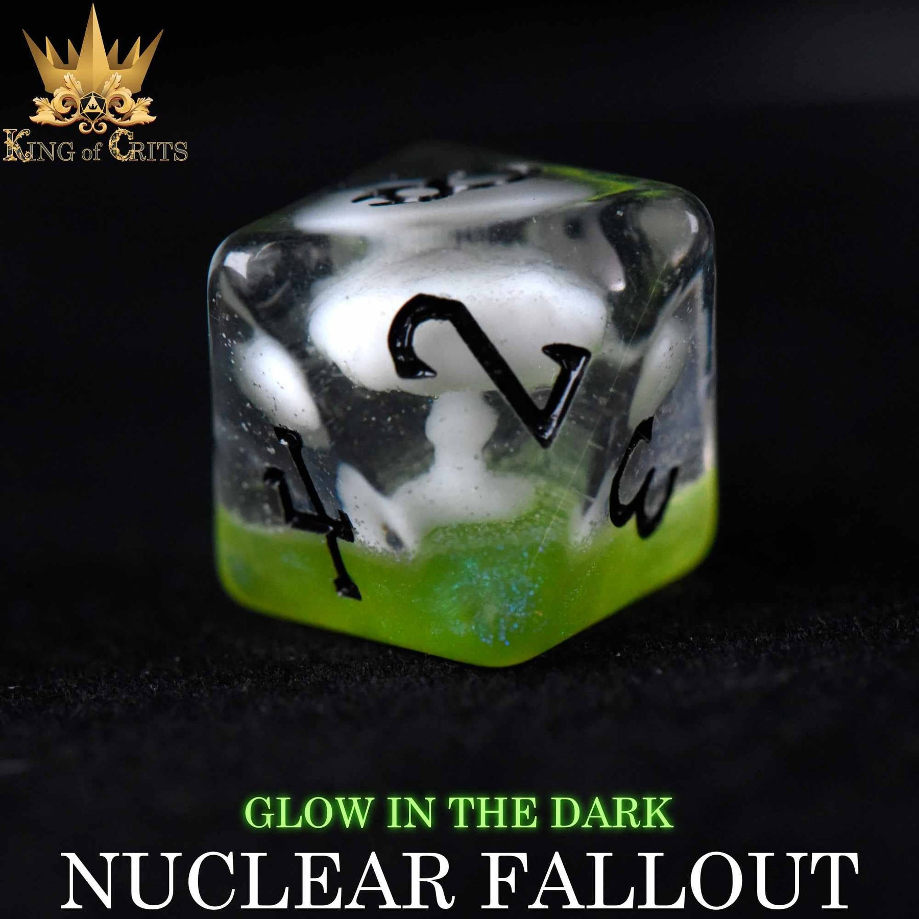 DNDDICE.COM Dice > Other Dice Nuclear Fallout - 11 Dice Set (Glow) 758890744442 ER11NUKE