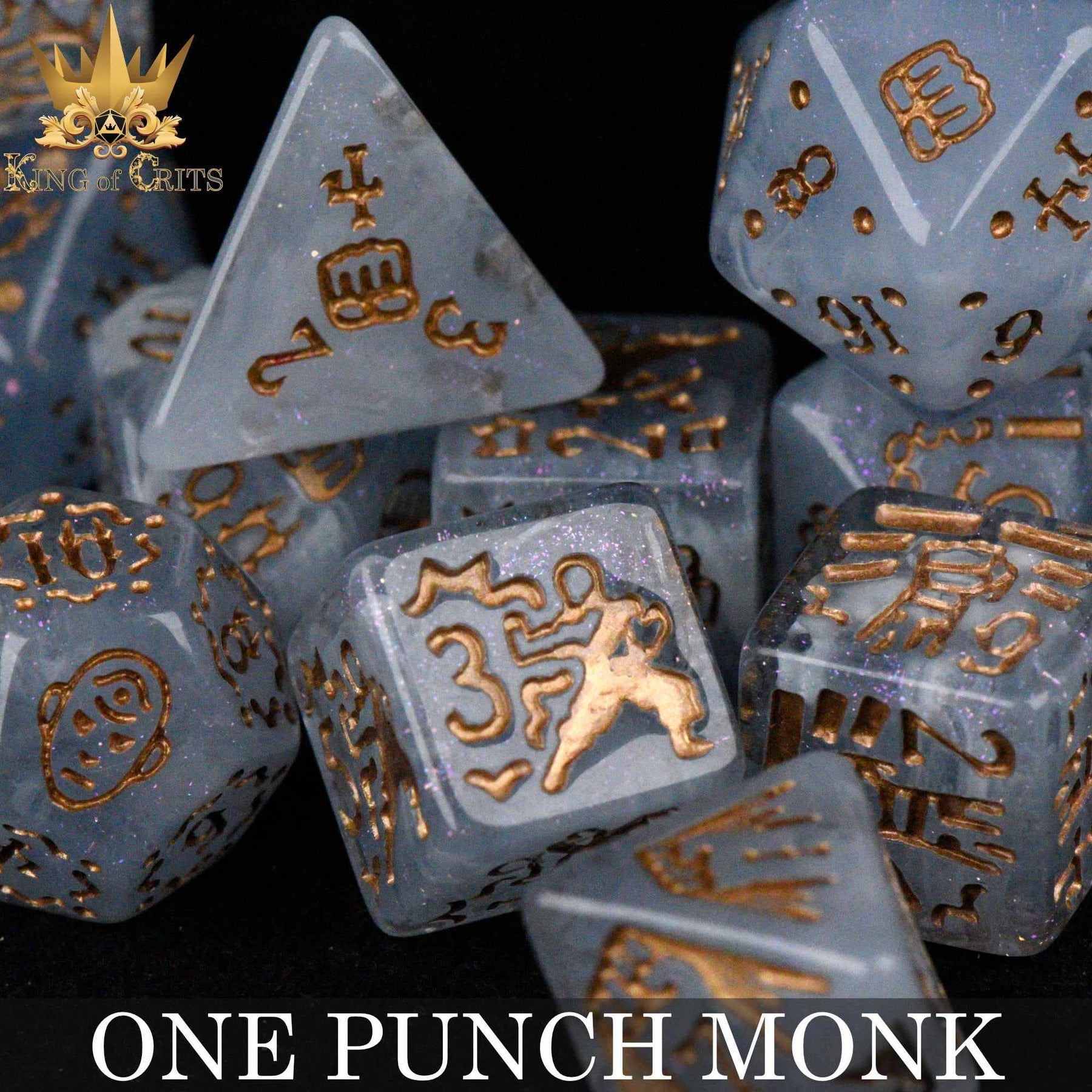 DNDDICE.COM Dice > Other Dice One Punch Monk - 11 Dice Set 758890746927 ER11MONK