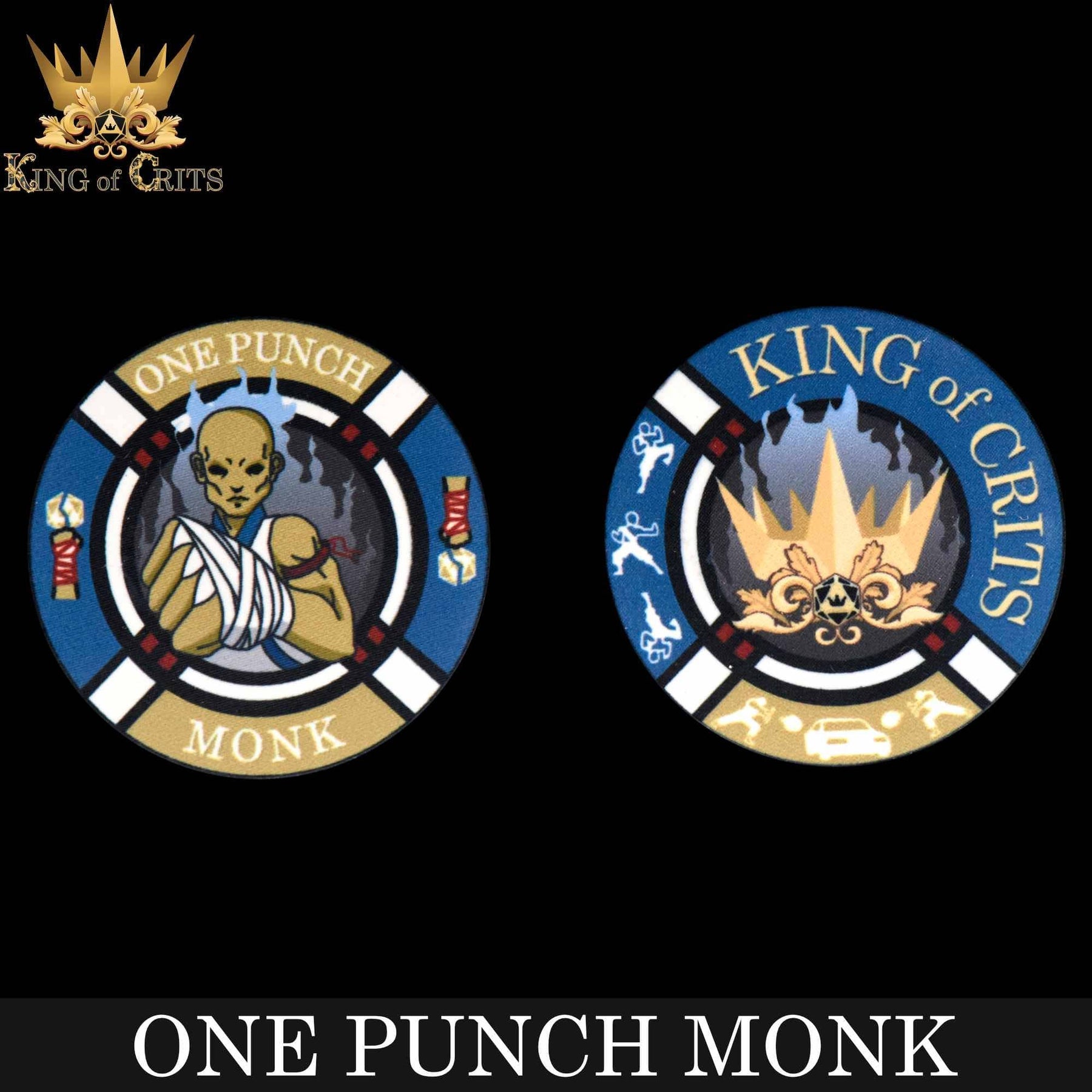 DNDDICE.COM Dice > Other Dice One Punch Monk - 11 Dice Set 758890746927 ER11MONK