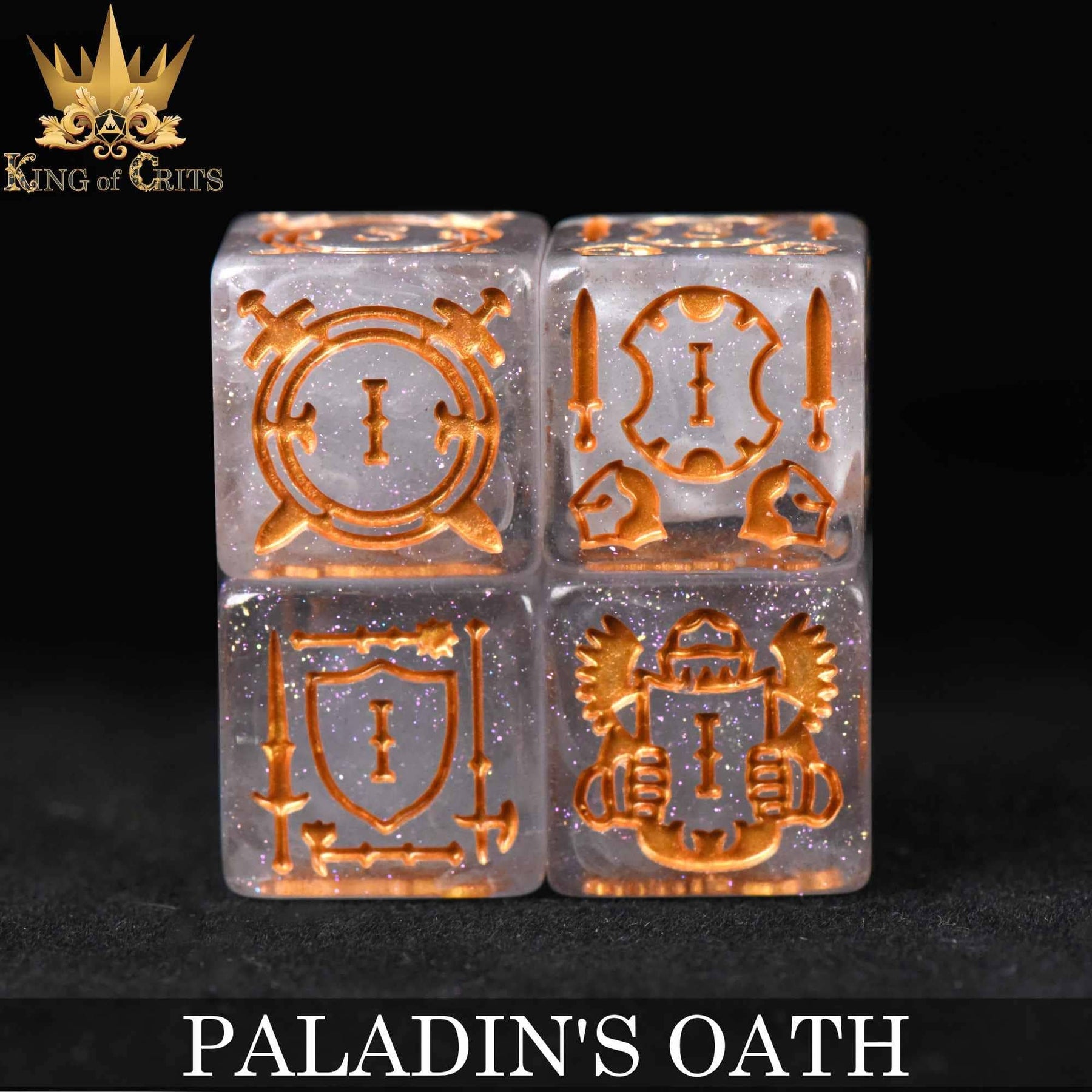 DNDDICE.COM Dice > Other Dice Paladin's Oath - 11 Dice Set 758890749775 ER11PALADIN