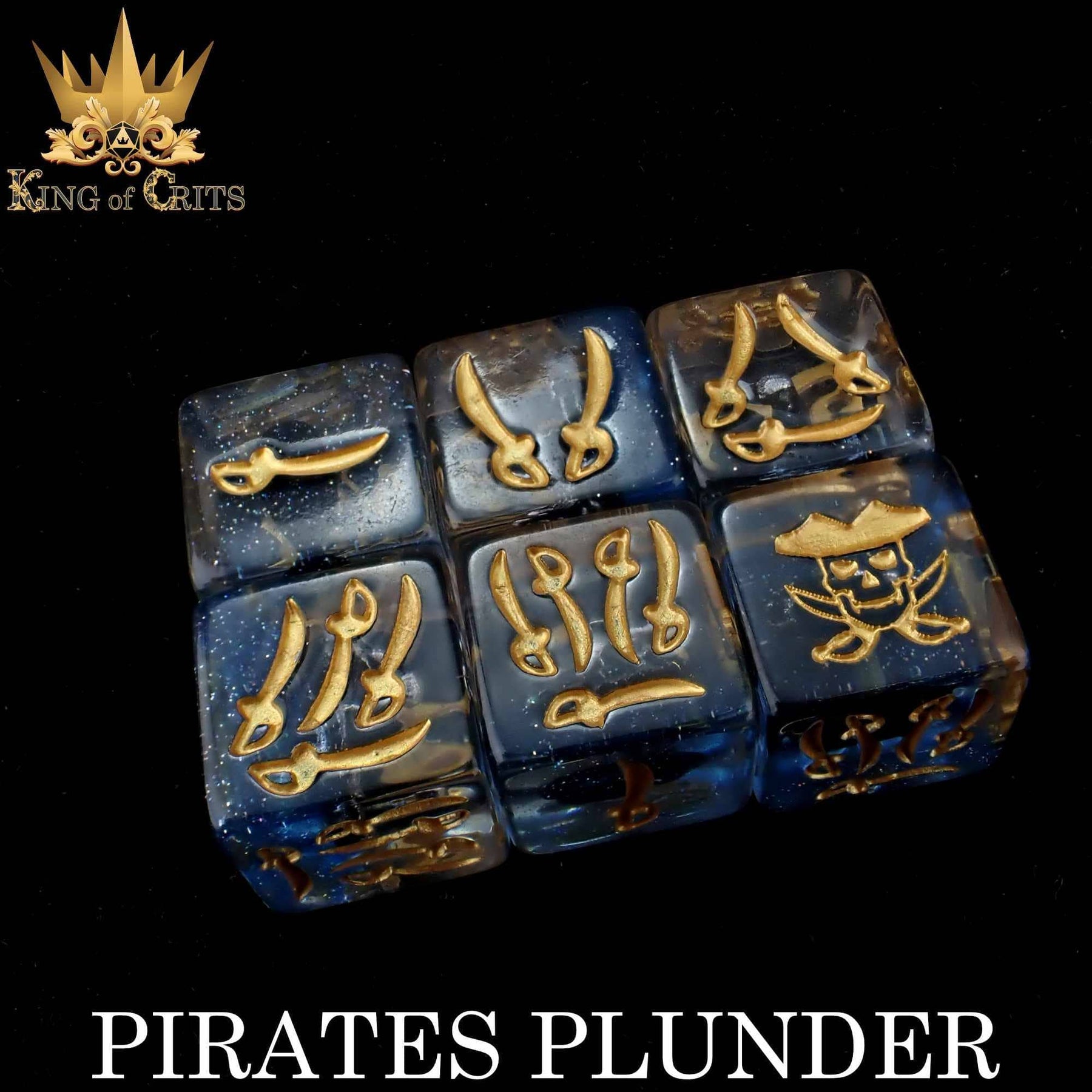 DNDDICE.COM Dice > Other Dice Pirates Plunder - 11 Dice Set 758890744909 ER11SHIP