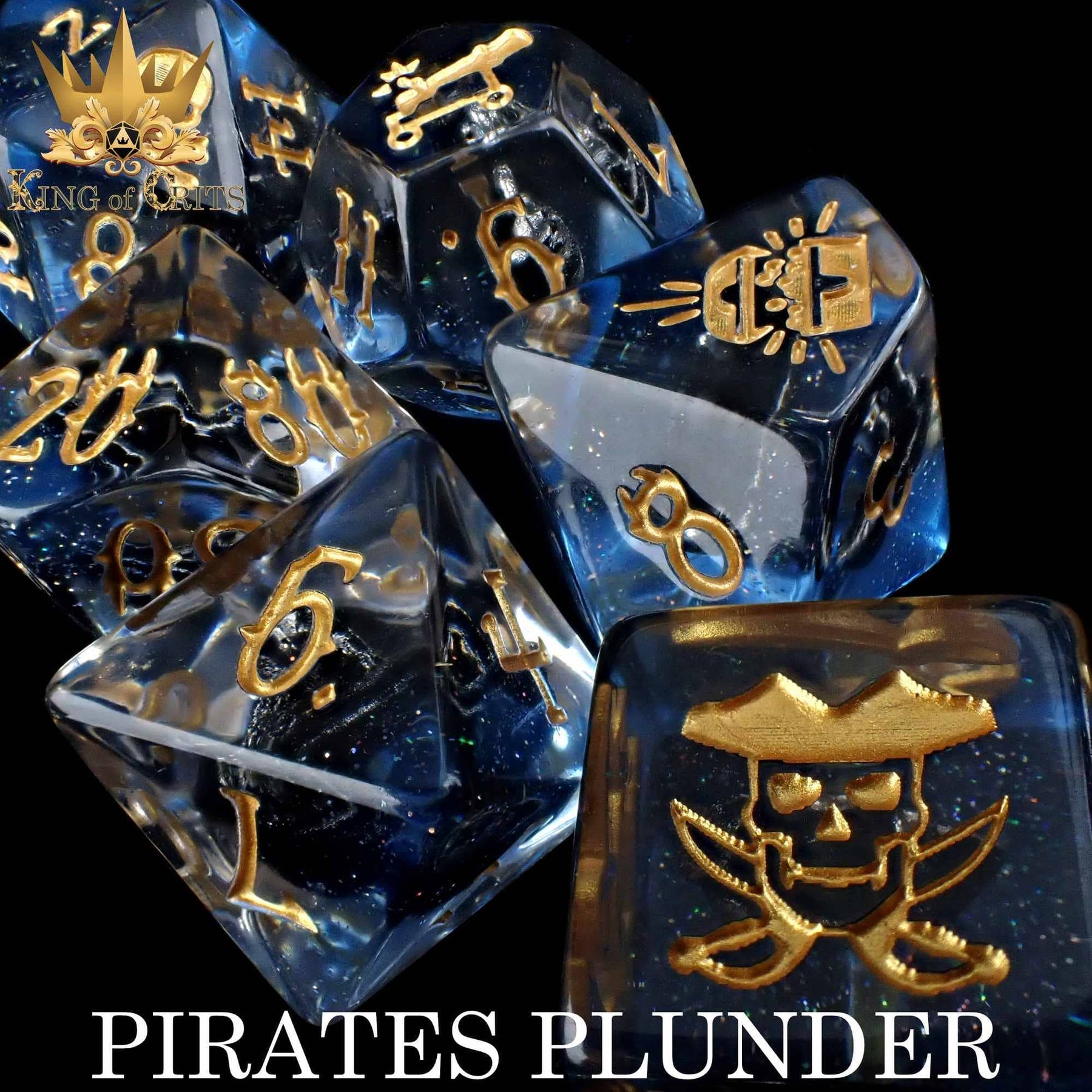 DNDDICE.COM Dice > Other Dice Pirates Plunder - 11 Dice Set 758890744909 ER11SHIP