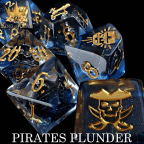 DNDDICE.COM Dice > Other Dice Pirates Plunder - 11 Dice Set 758890744909 ER11SHIP