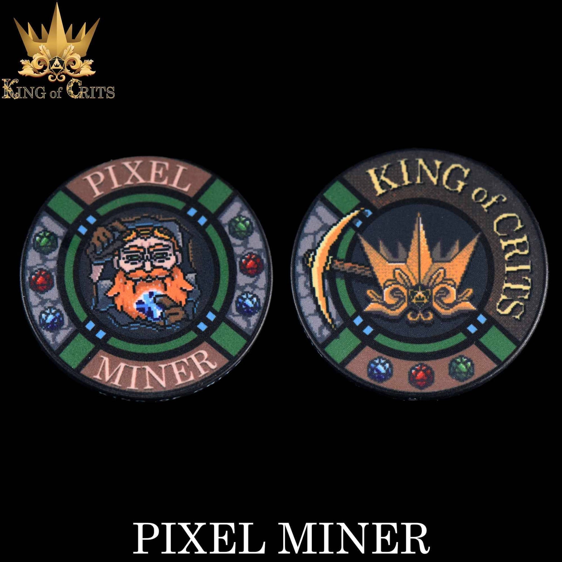 DNDDICE.COM Dice > Other Dice Pixel Miner - 11 Dice Set 758890749874 ER11MINE