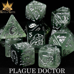 DNDDICE.COM Dice > Other Dice Plague Doctor - 11 Dice Set 758890747177 ER11PLAGUE