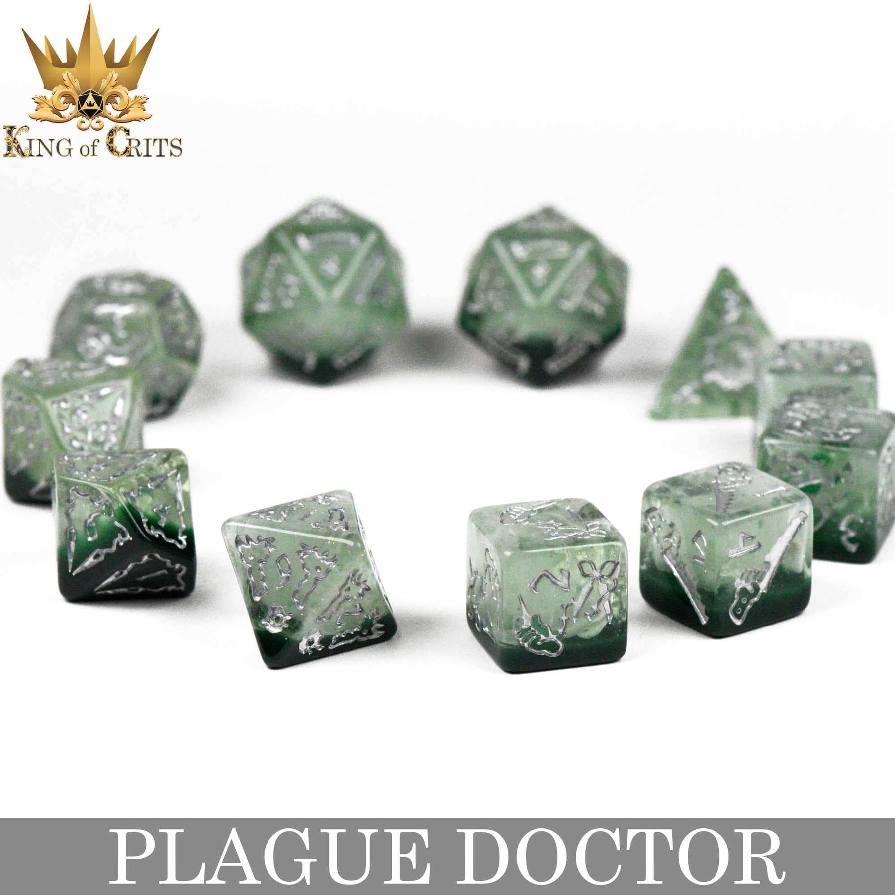 DNDDICE.COM Dice > Other Dice Plague Doctor - 11 Dice Set 758890747177 ER11PLAGUE