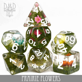 DNDDICE.COM Dice > Other Dice Prairie Flowers 758890746378 PR07PRAIRIE