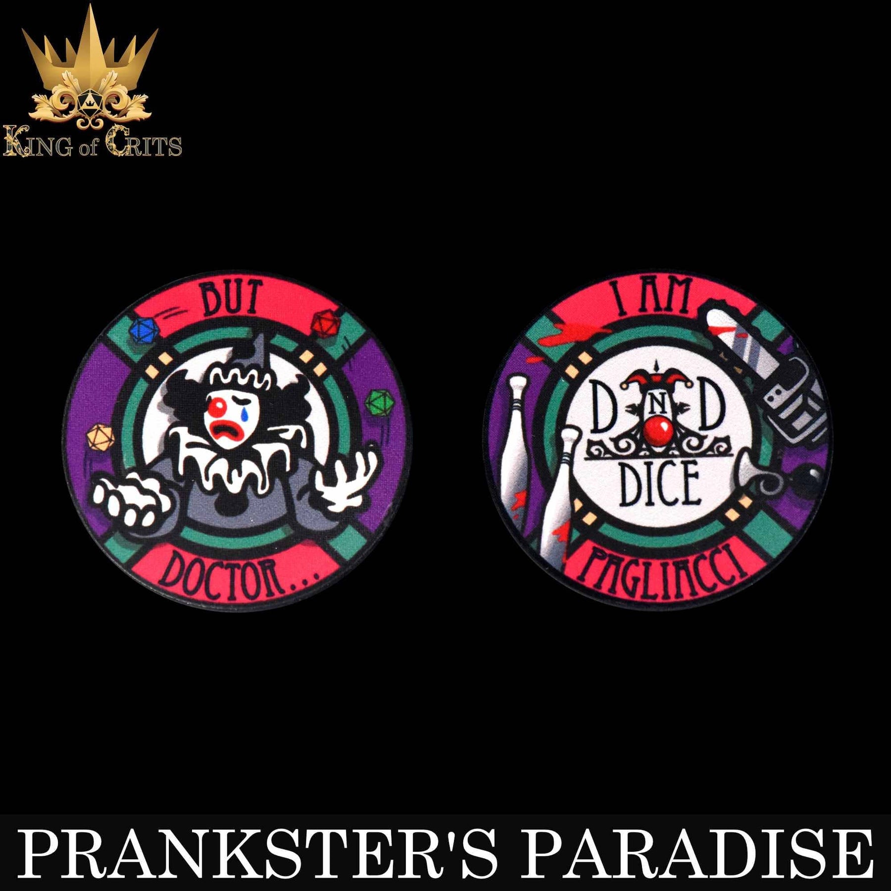 DNDDICE.COM Dice > Other Dice Prankster's Paradise - 11 Dice Set 758890749089 ER11JOKE