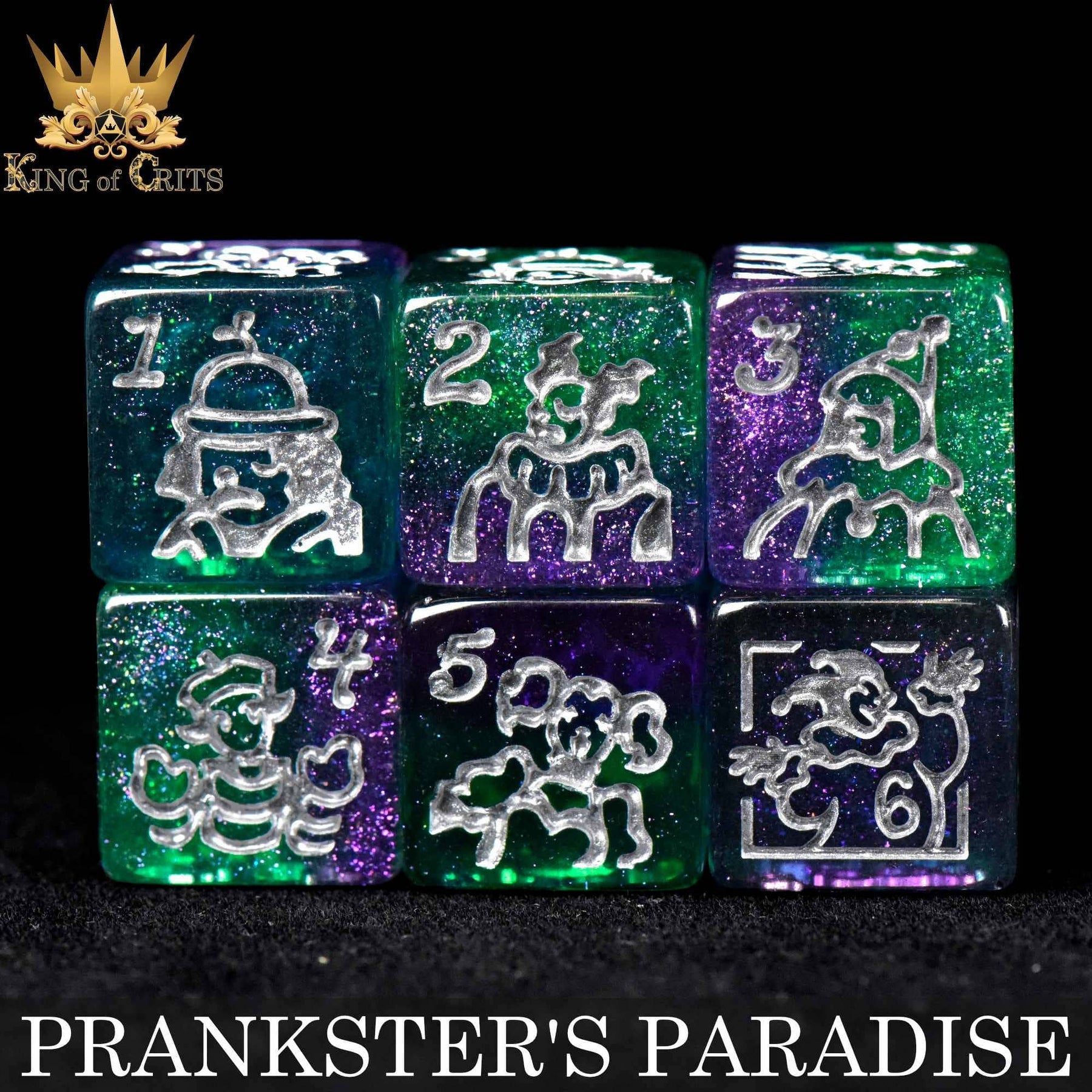 DNDDICE.COM Dice > Other Dice Prankster's Paradise - 11 Dice Set 758890749089 ER11JOKE