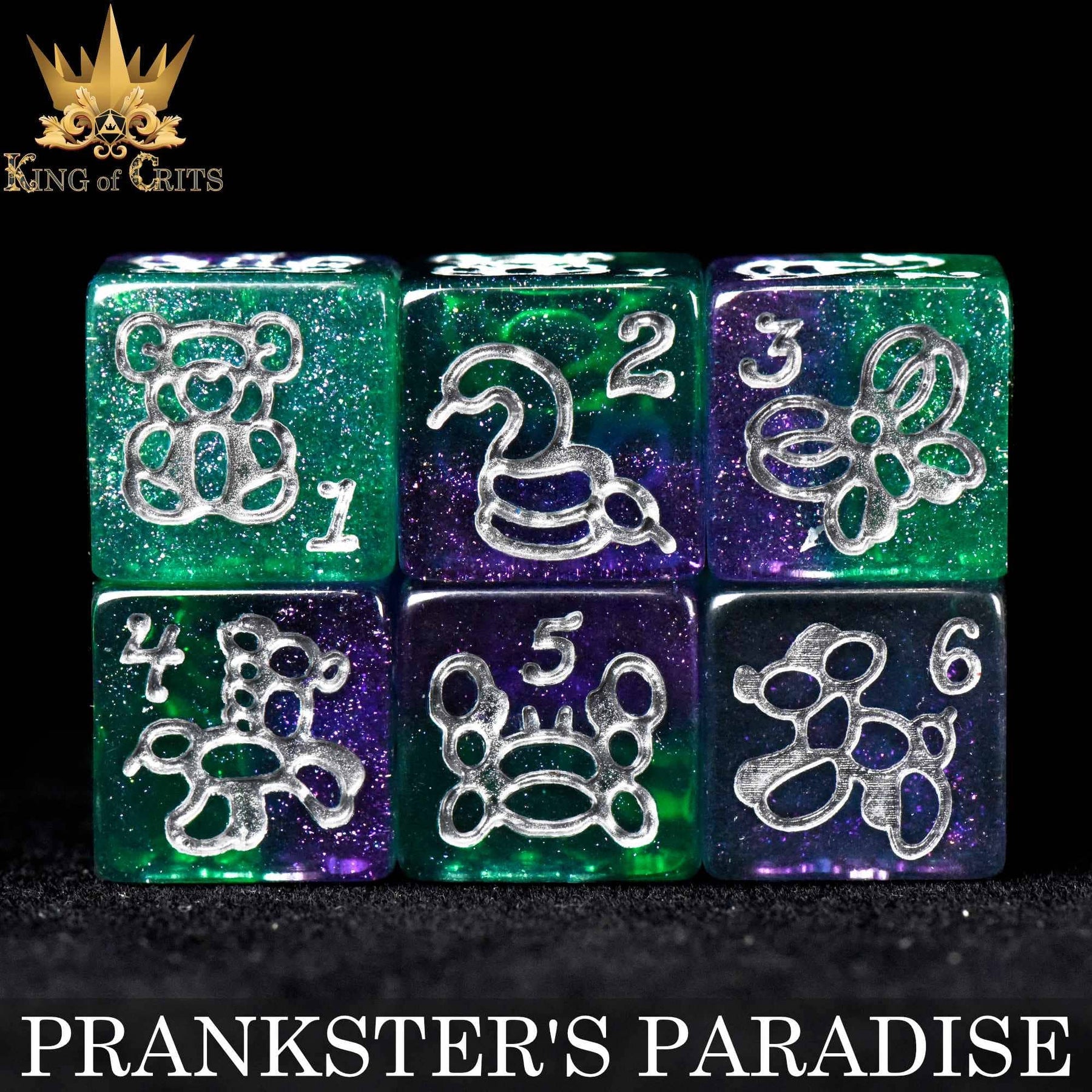 DNDDICE.COM Dice > Other Dice Prankster's Paradise - 11 Dice Set 758890749089 ER11JOKE