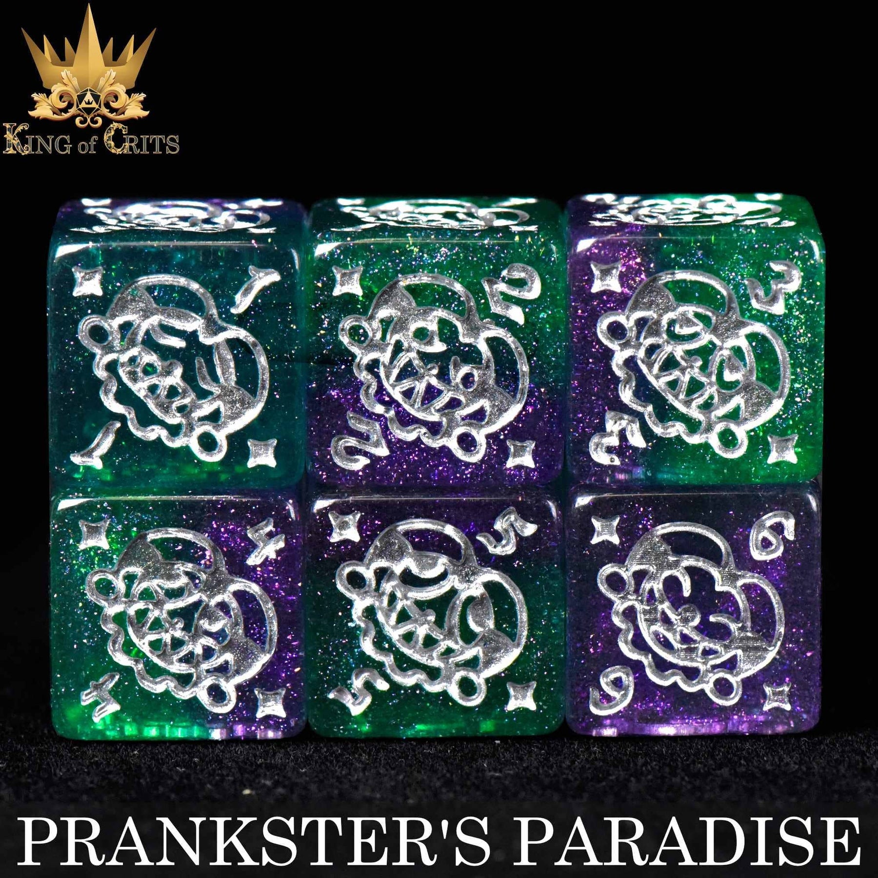 DNDDICE.COM Dice > Other Dice Prankster's Paradise - 11 Dice Set 758890749089 ER11JOKE