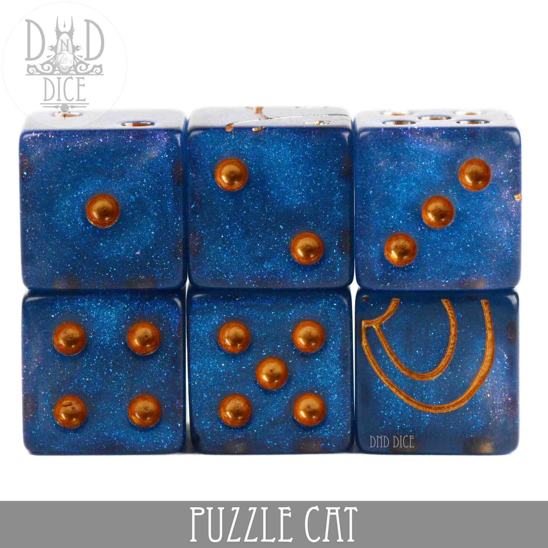 DNDDICE.COM Dice > Other Dice Puzzle Cat 6D6 758890748228 PR06CAT