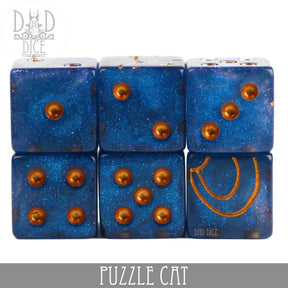 DNDDICE.COM Dice > Other Dice Puzzle Cat 6D6 758890748228 PR06CAT