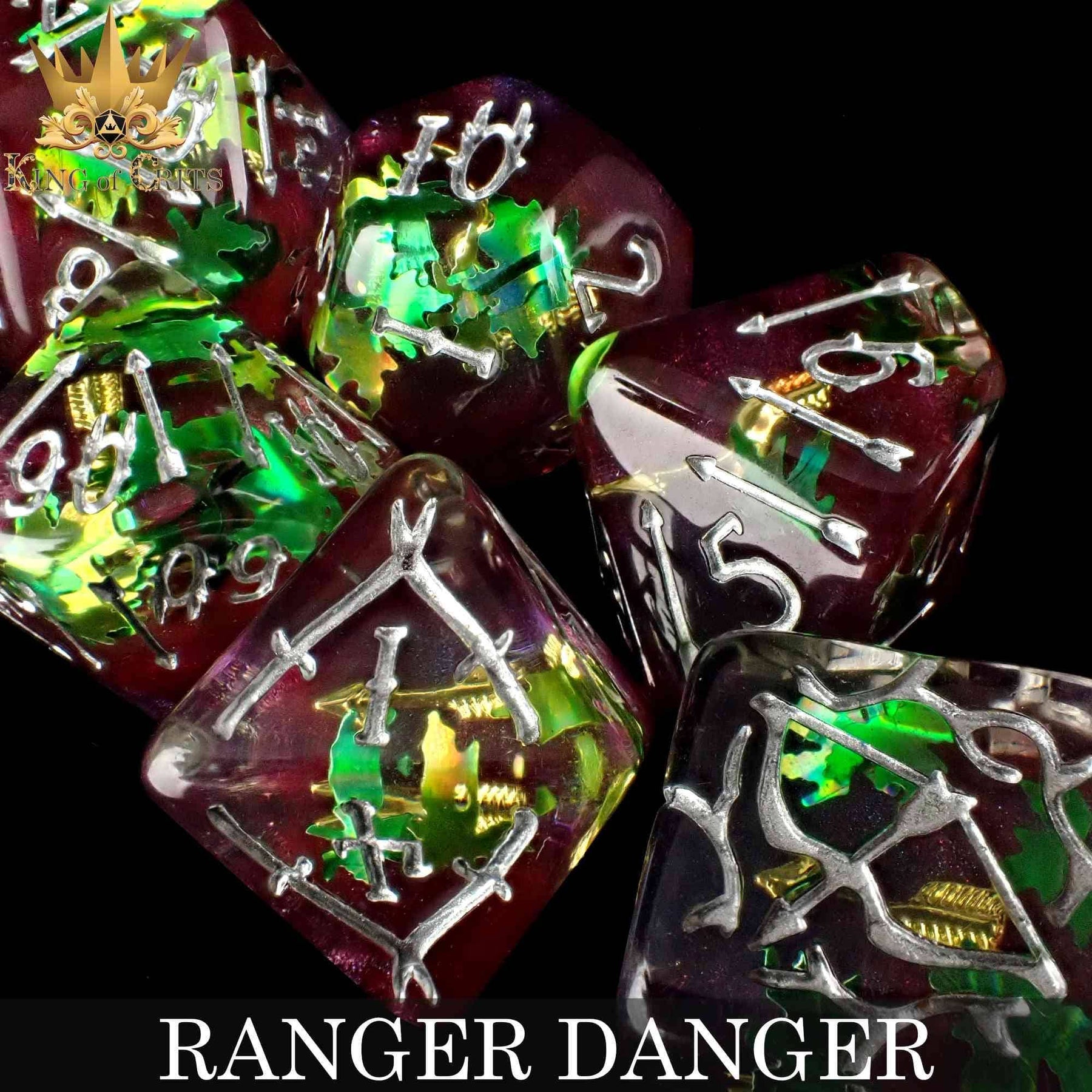 DNDDICE.COM Dice > Other Dice Ranger Danger - 11 Dice Set 758890744770 ER11SHOT