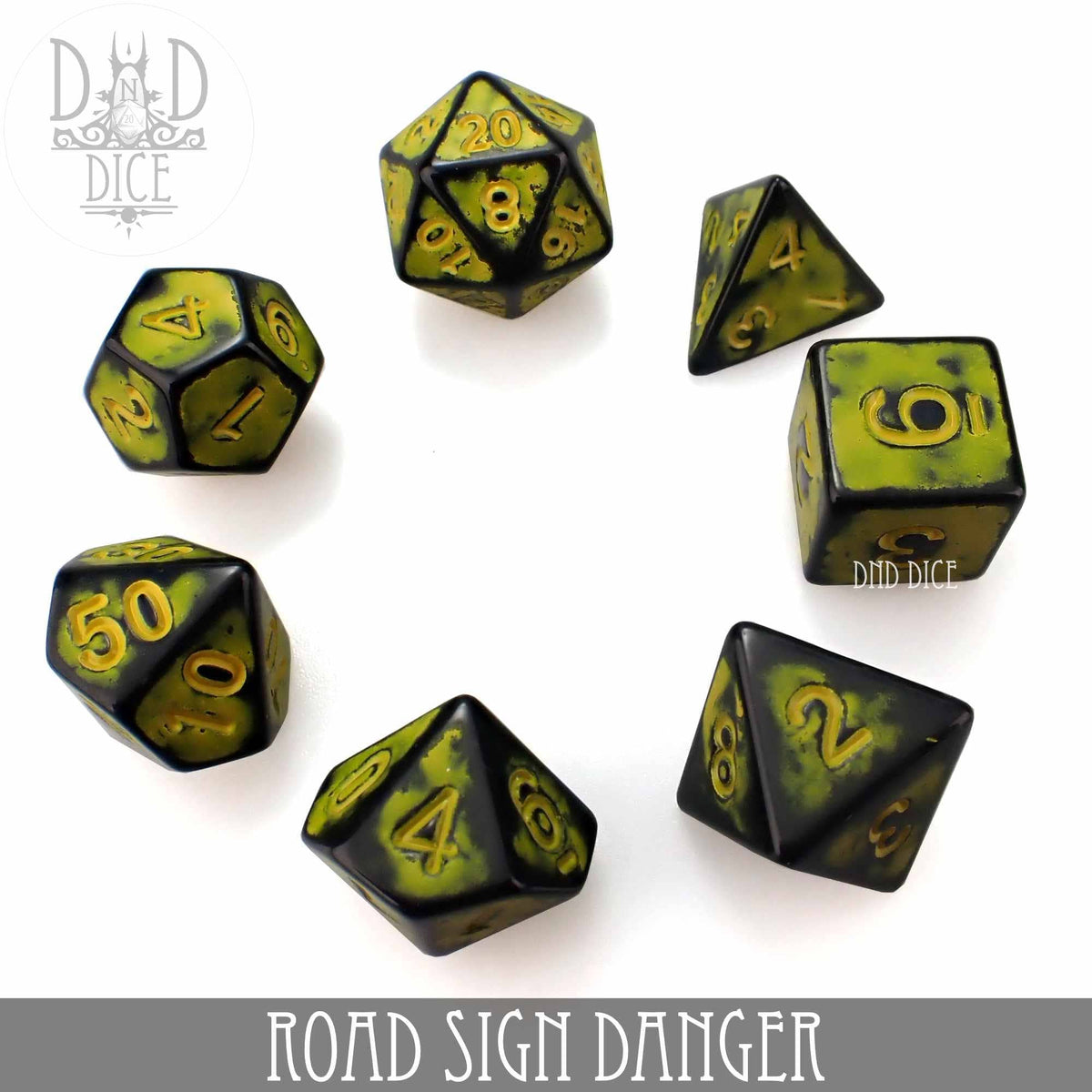 DNDDICE.COM Dice > Other Dice Road Sign Danger 758890744992 PA07RSYE