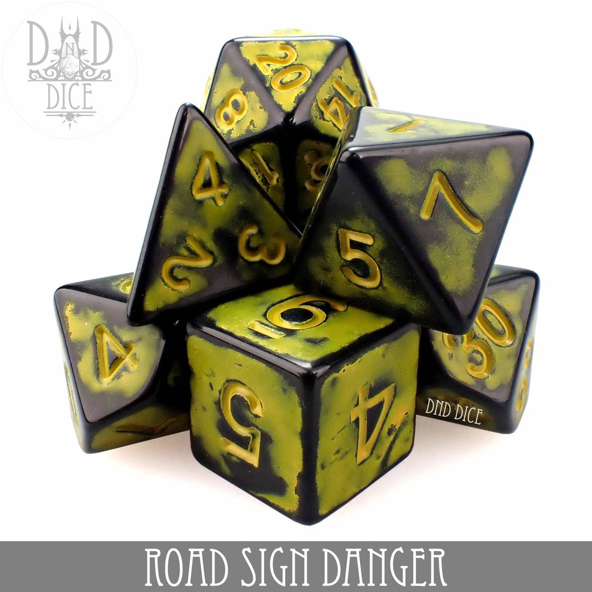 DNDDICE.COM Dice > Other Dice Road Sign Danger 758890744992 PA07RSYE