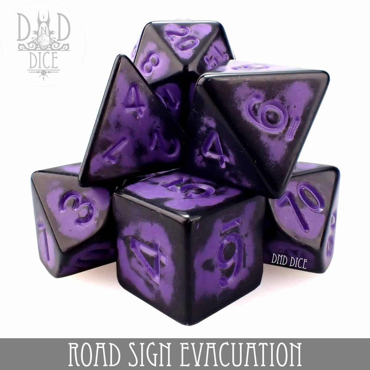 DNDDICE.COM Dice > Other Dice Road Sign Evacuation 758890745005 PA07RSPU