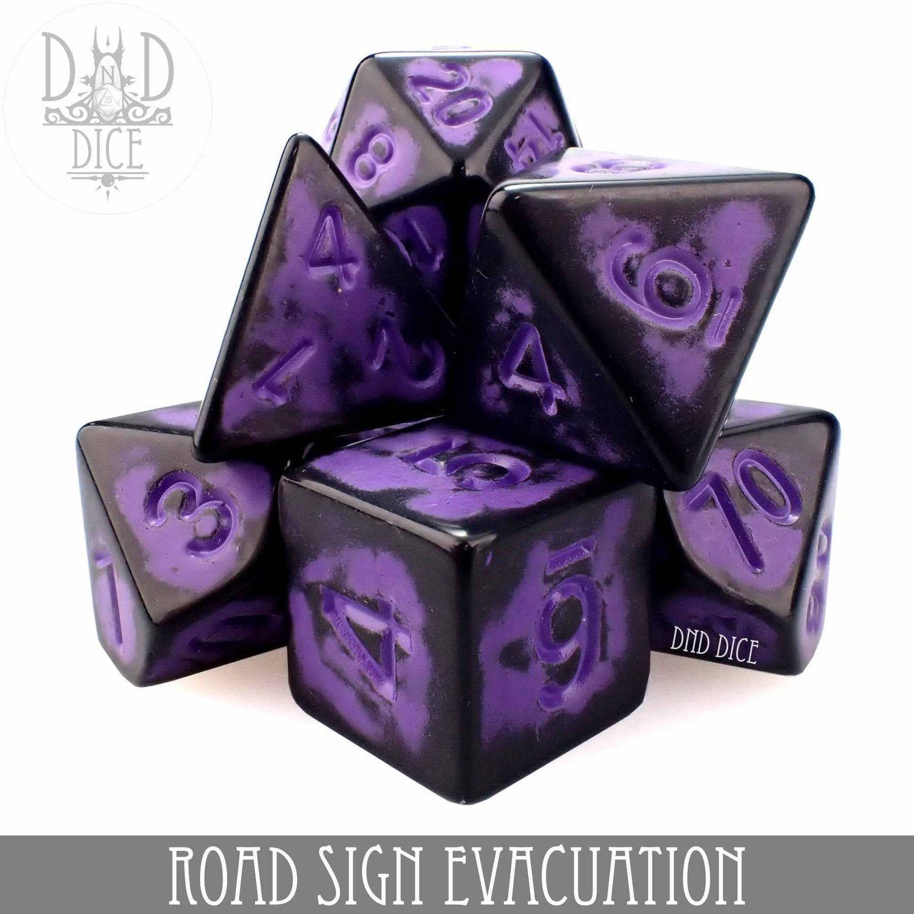 DNDDICE.COM Dice > Other Dice Road Sign Evacuation 758890745005 PA07RSPU