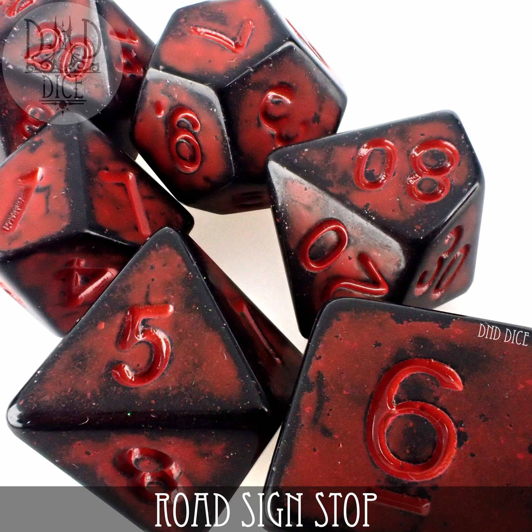DNDDICE.COM Dice > Other Dice Road Sign Stop 758890745029 PA07RSRD