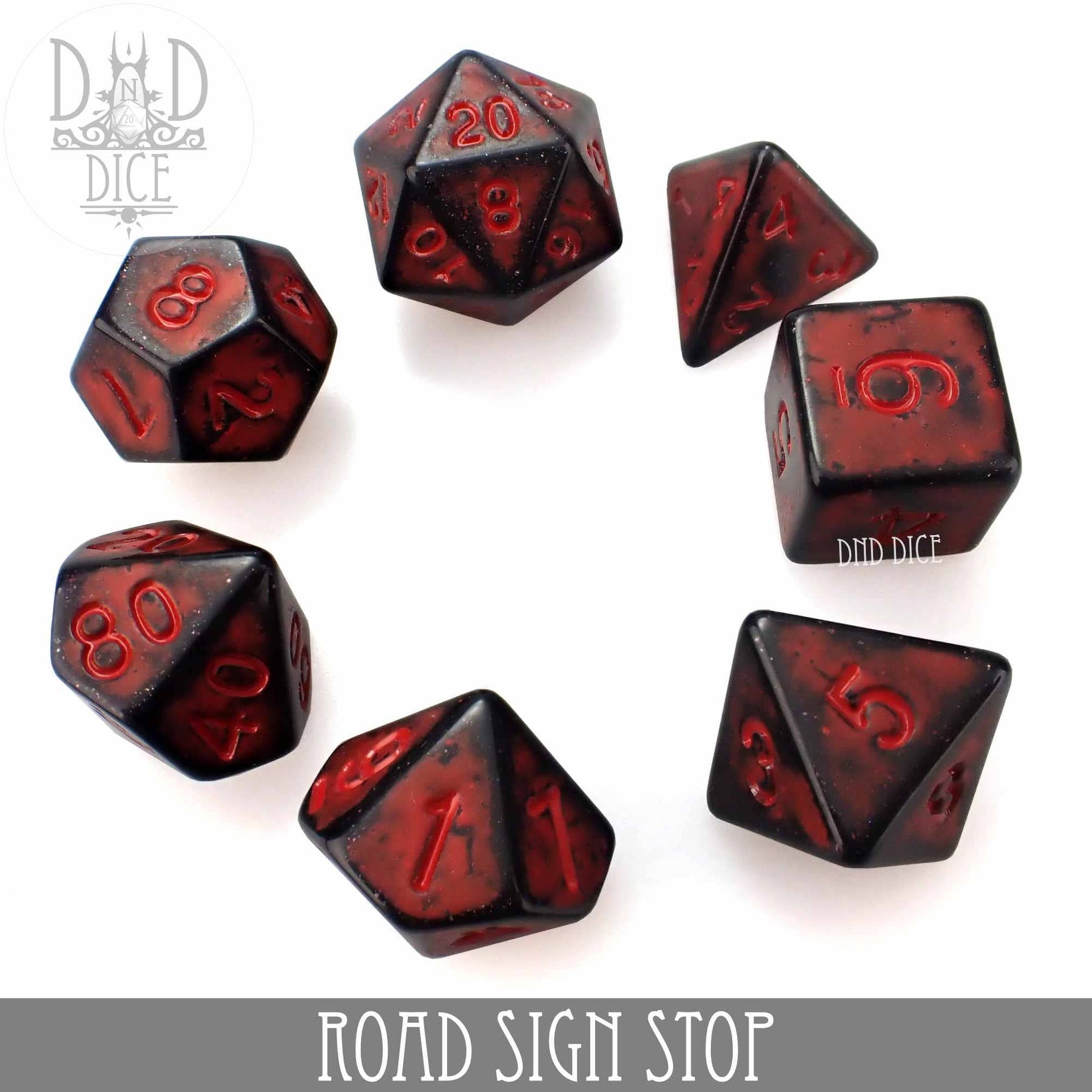 DNDDICE.COM Dice > Other Dice Road Sign Stop 758890745029 PA07RSRD
