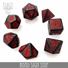DNDDICE.COM Dice > Other Dice Road Sign Stop 758890745029 PA07RSRD