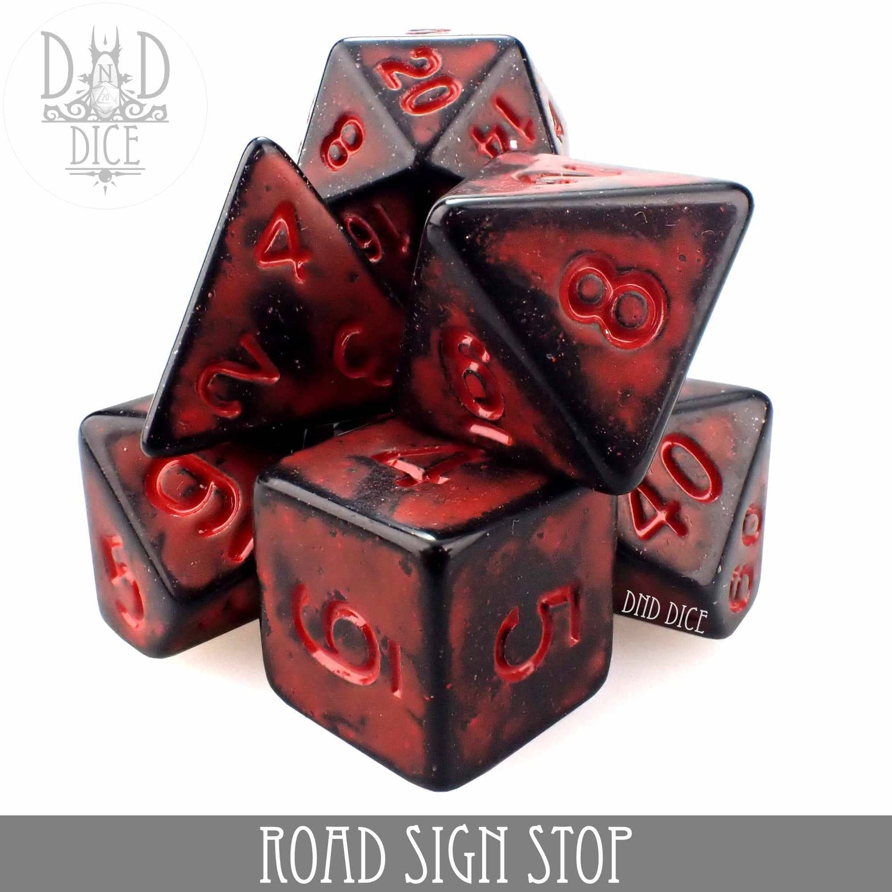 DNDDICE.COM Dice > Other Dice Road Sign Stop 758890745029 PA07RSRD