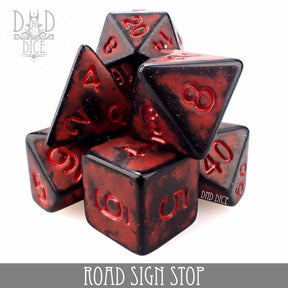 DNDDICE.COM Dice > Other Dice Road Sign Stop 758890745029 PA07RSRD