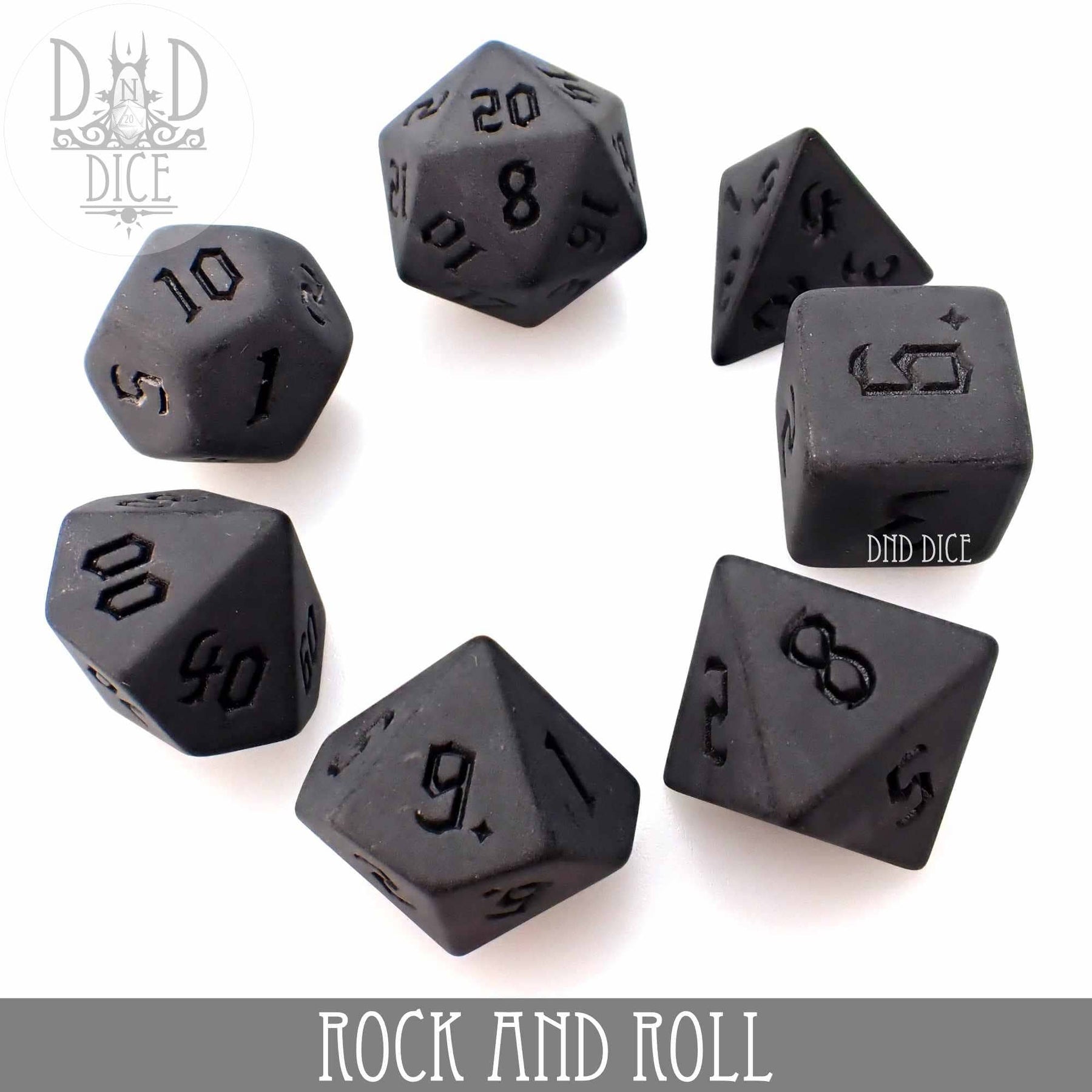 DNDDICE.COM Dice > Other Dice Rock and Roll 758890745890 PA07ROCK