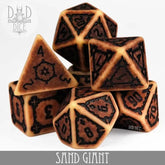DNDDICE.COM Dice > Other Dice Sand Giant (Oversize) 758890741021 PR07SAGI