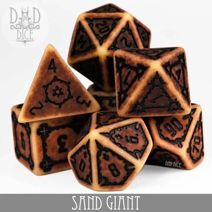 DNDDICE.COM Dice > Other Dice Sand Giant (Oversize) 758890741021 PR07SAGI