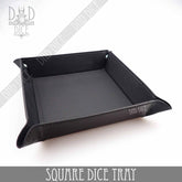 DNDDICE.COM Dice > Other Dice Square Dice Tray: Black 758890741212 AASQTRBK