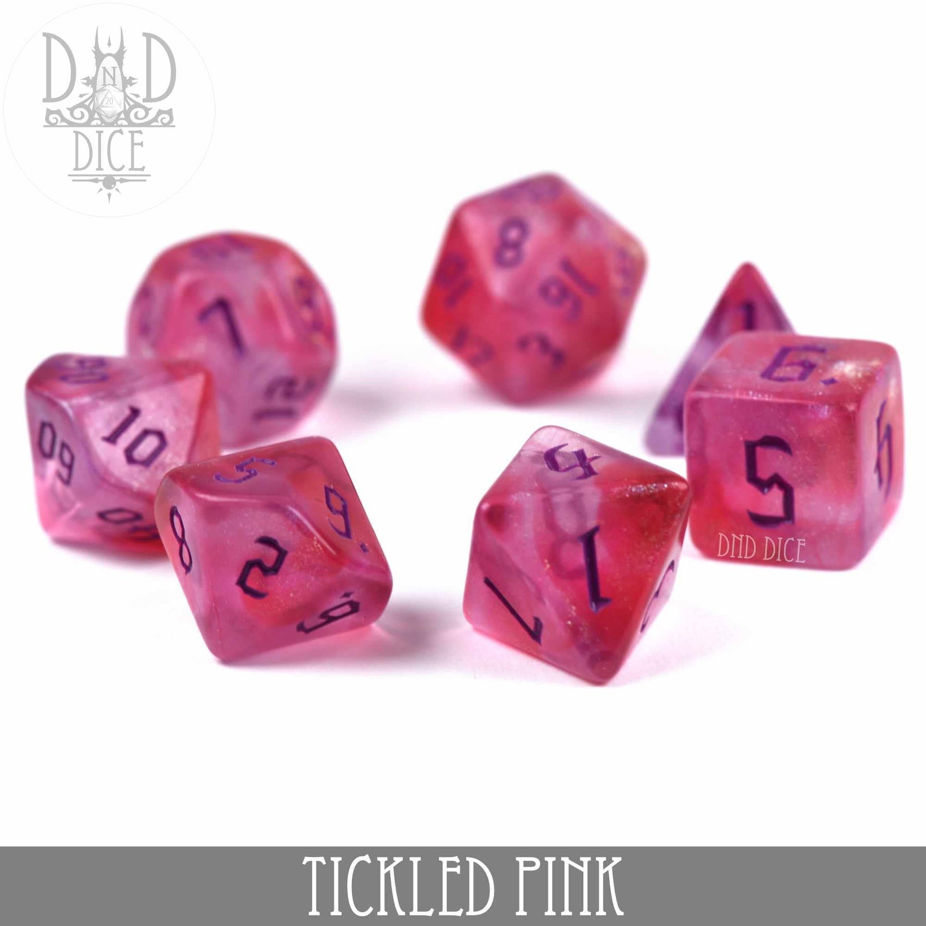 DNDDICE.COM Dice > Other Dice Tickled Pink 758890744398 PA07TKLE
