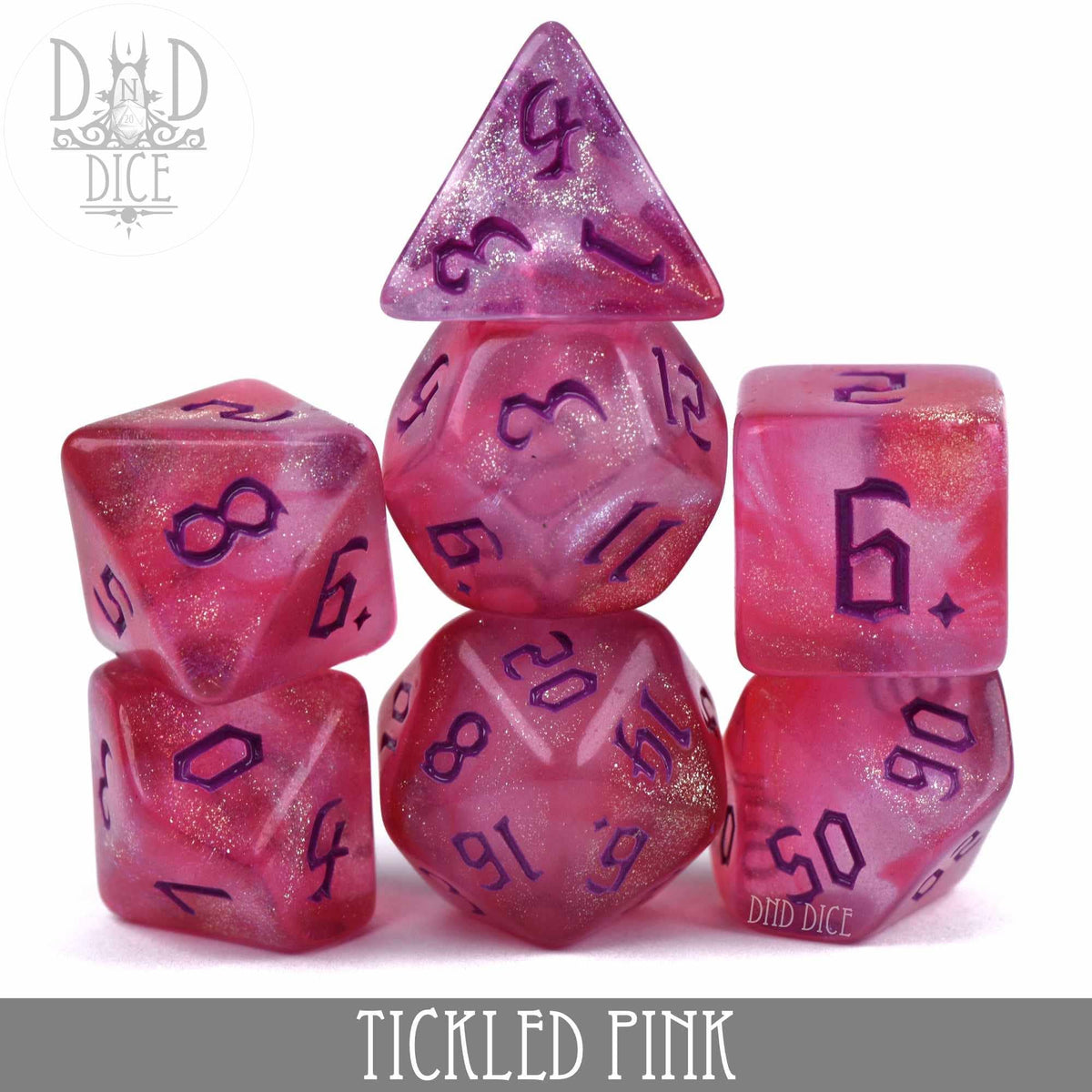 DNDDICE.COM Dice > Other Dice Tickled Pink 758890744398 PA07TKLE