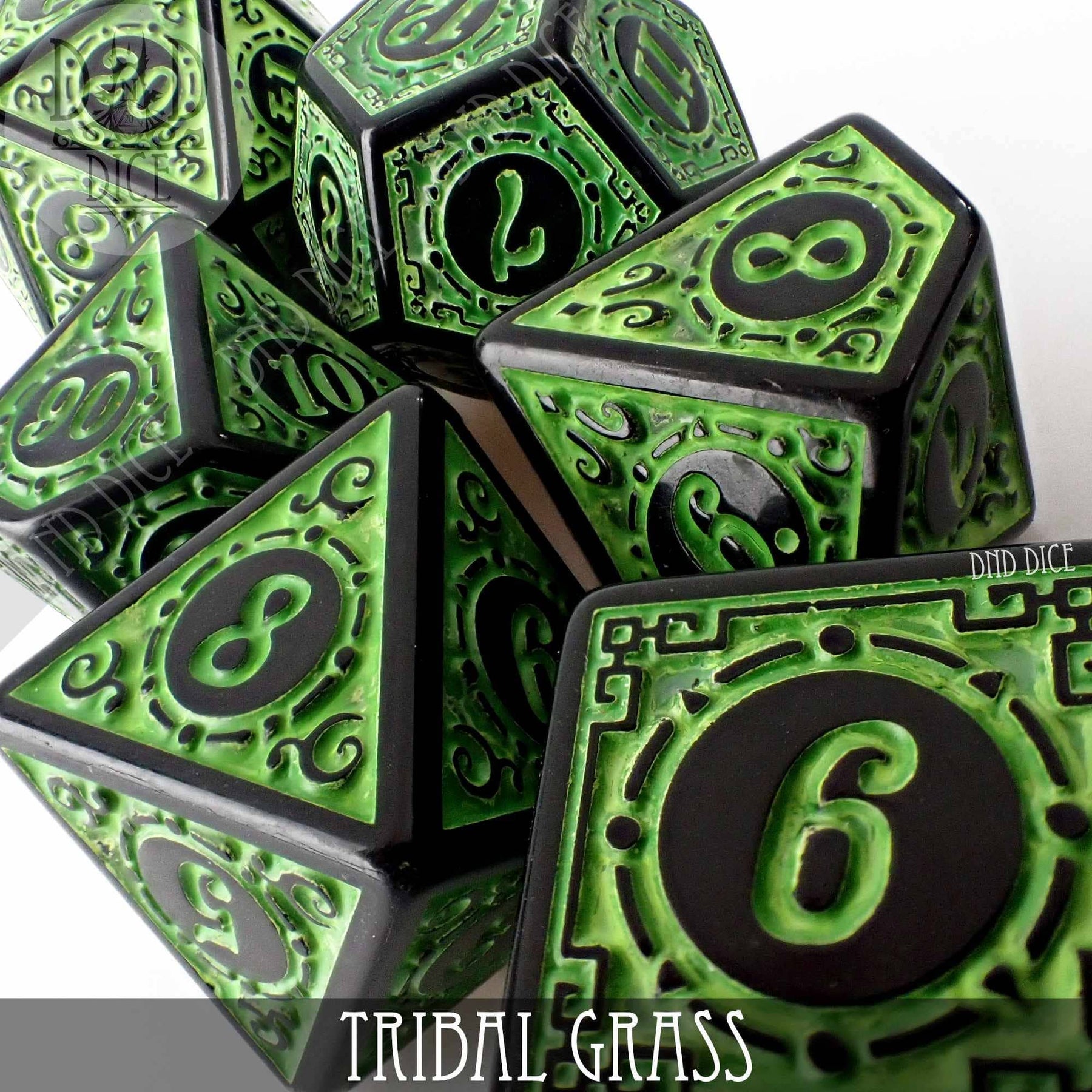 DNDDICE.COM Dice > Other Dice Tribal Grass 758890741571 PA07TRGN