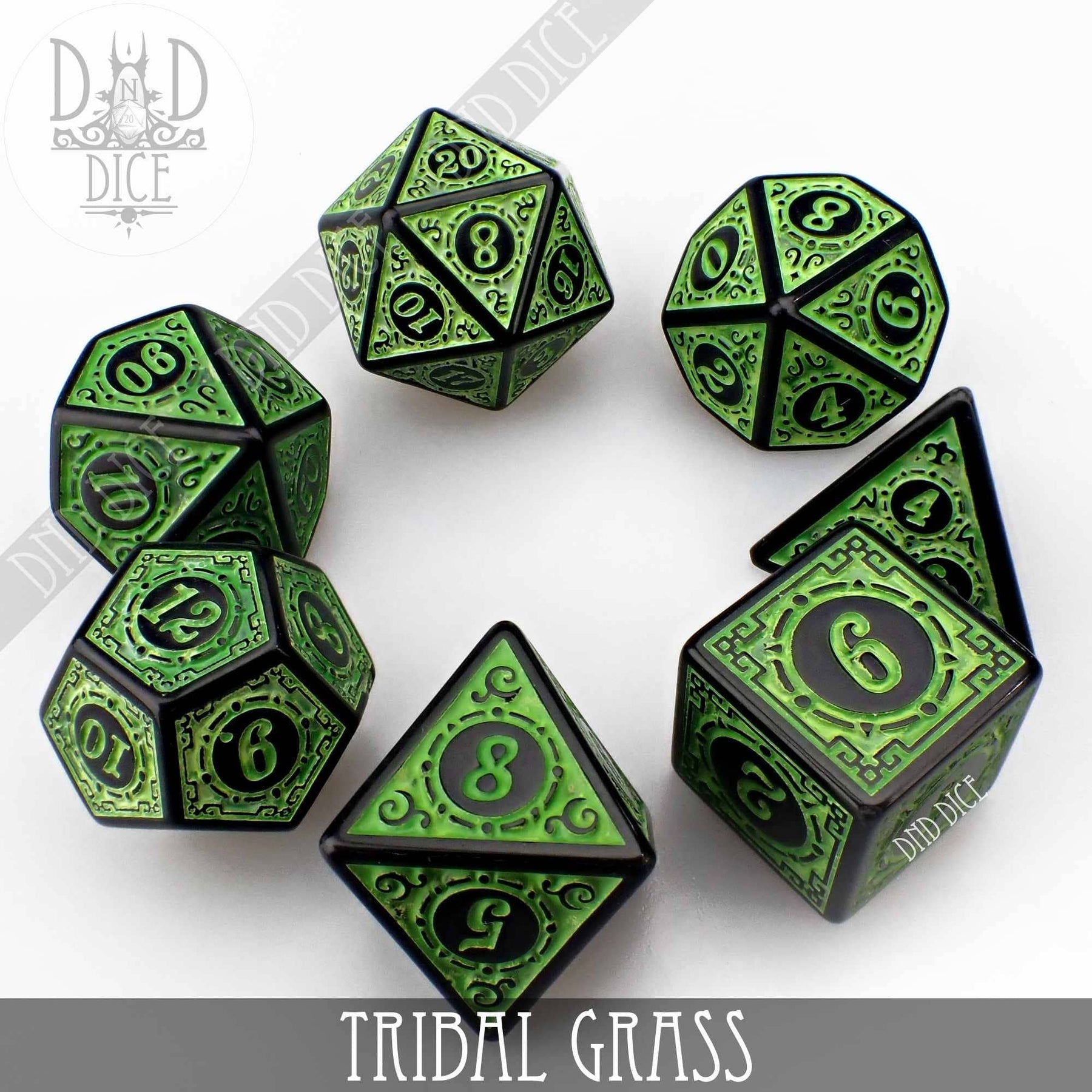 DNDDICE.COM Dice > Other Dice Tribal Grass 758890741571 PA07TRGN