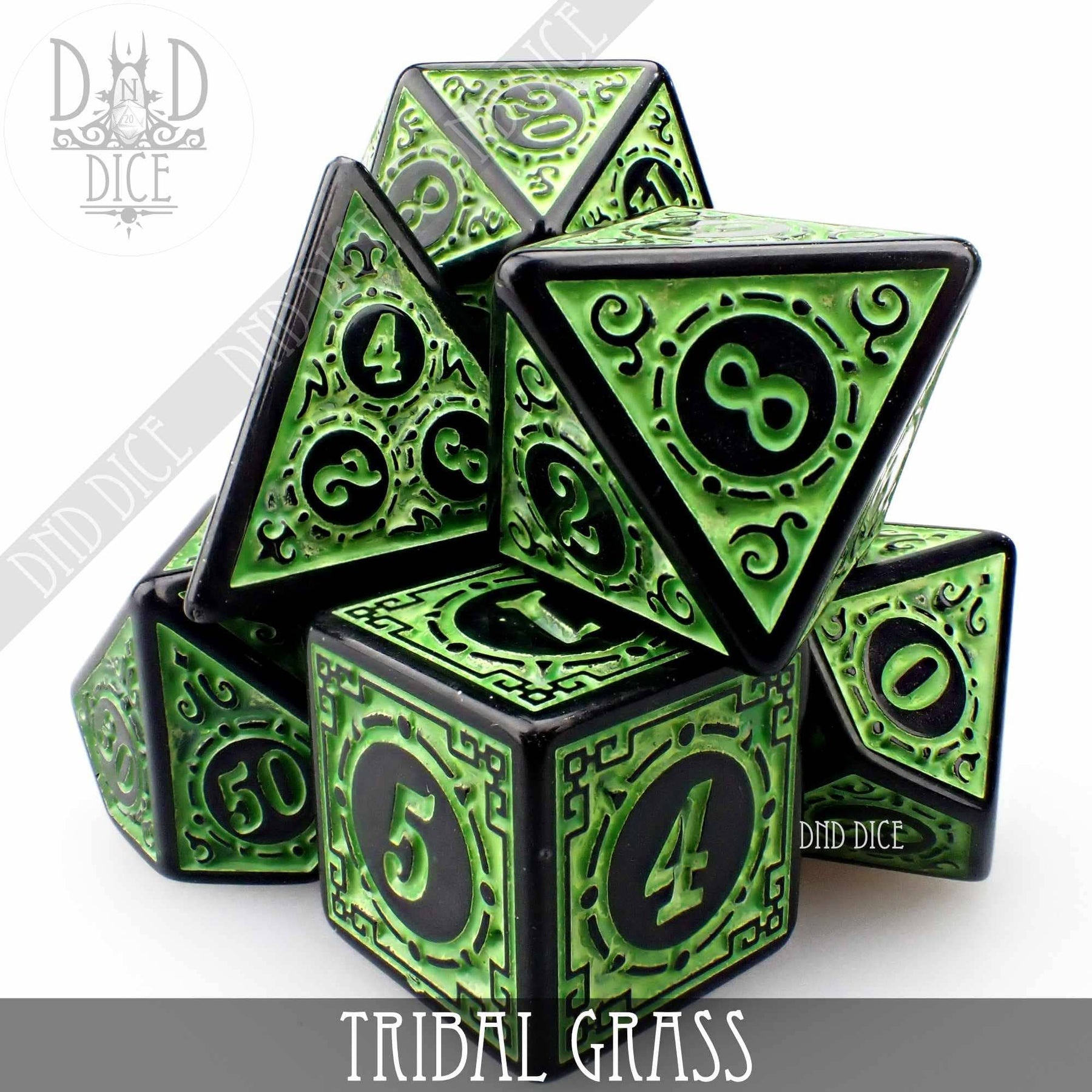 DNDDICE.COM Dice > Other Dice Tribal Grass 758890741571 PA07TRGN