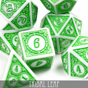 DNDDICE.COM Dice > Other Dice Tribal Leaf 758890747092 PA07TLEAF