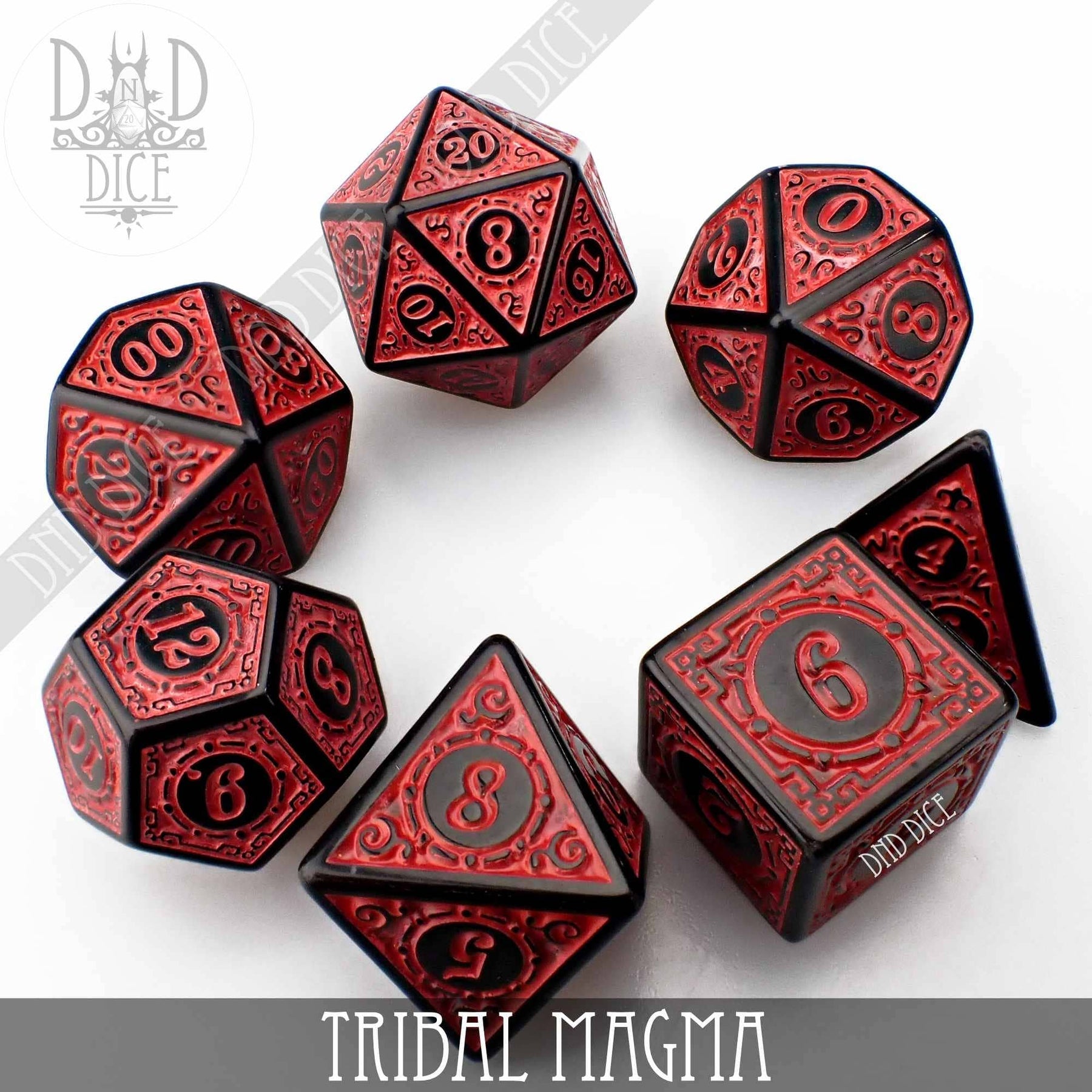 DNDDICE.COM Dice > Other Dice Tribal Magma 758890741588 PA07TRRD