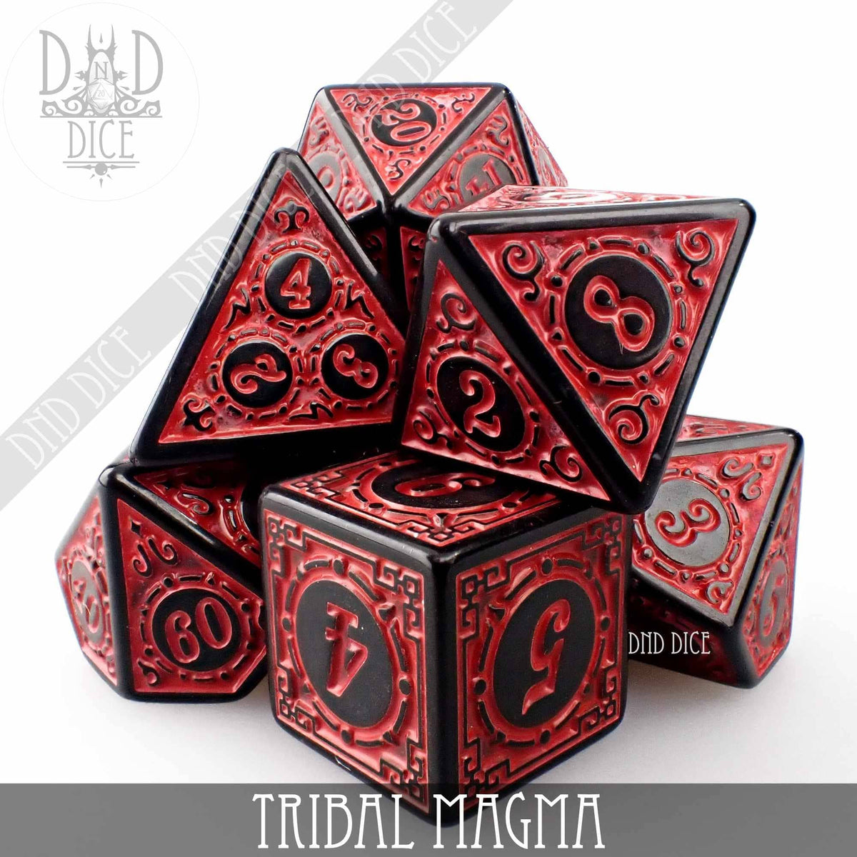 DNDDICE.COM Dice > Other Dice Tribal Magma 758890741588 PA07TRRD