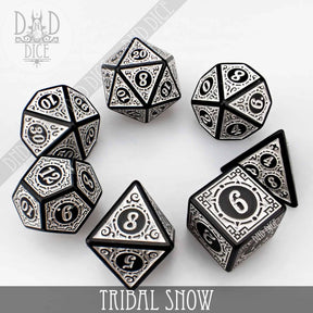 DNDDICE.COM Dice > Other Dice Tribal Snow 758890741595 PA07TRWH