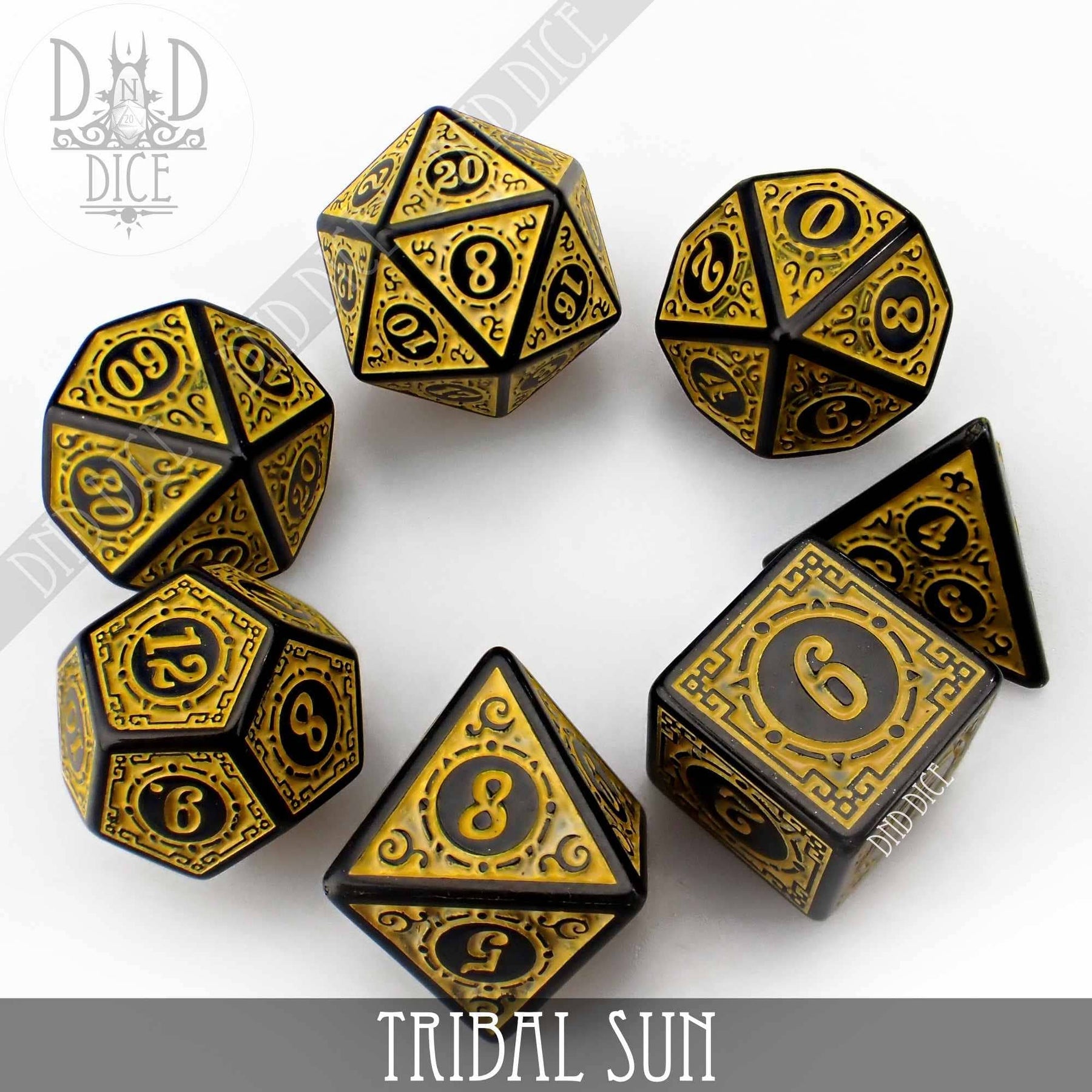 DNDDICE.COM Dice > Other Dice Tribal Sun 758890741601 PA07TRYE
