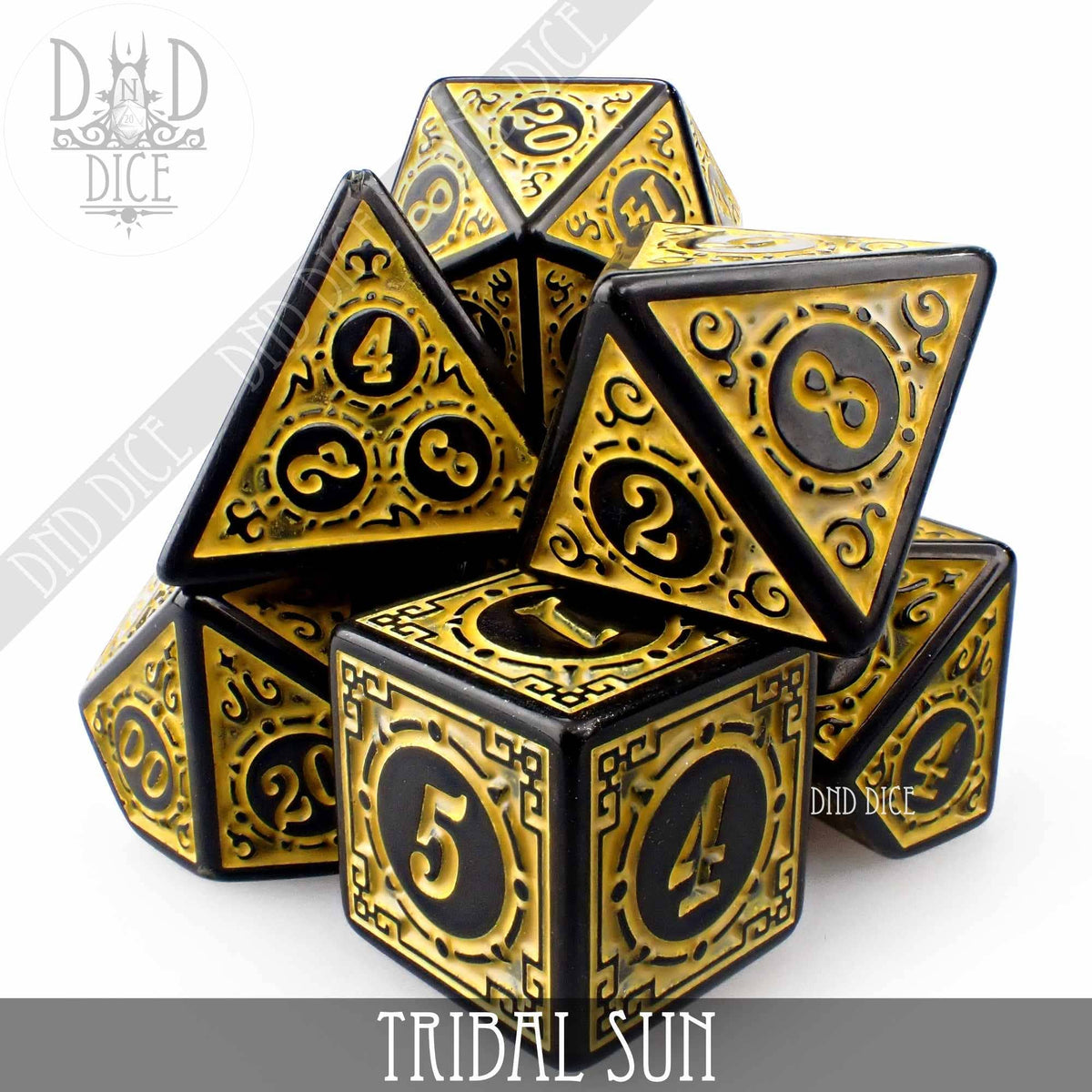 DNDDICE.COM Dice > Other Dice Tribal Sun 758890741601 PA07TRYE