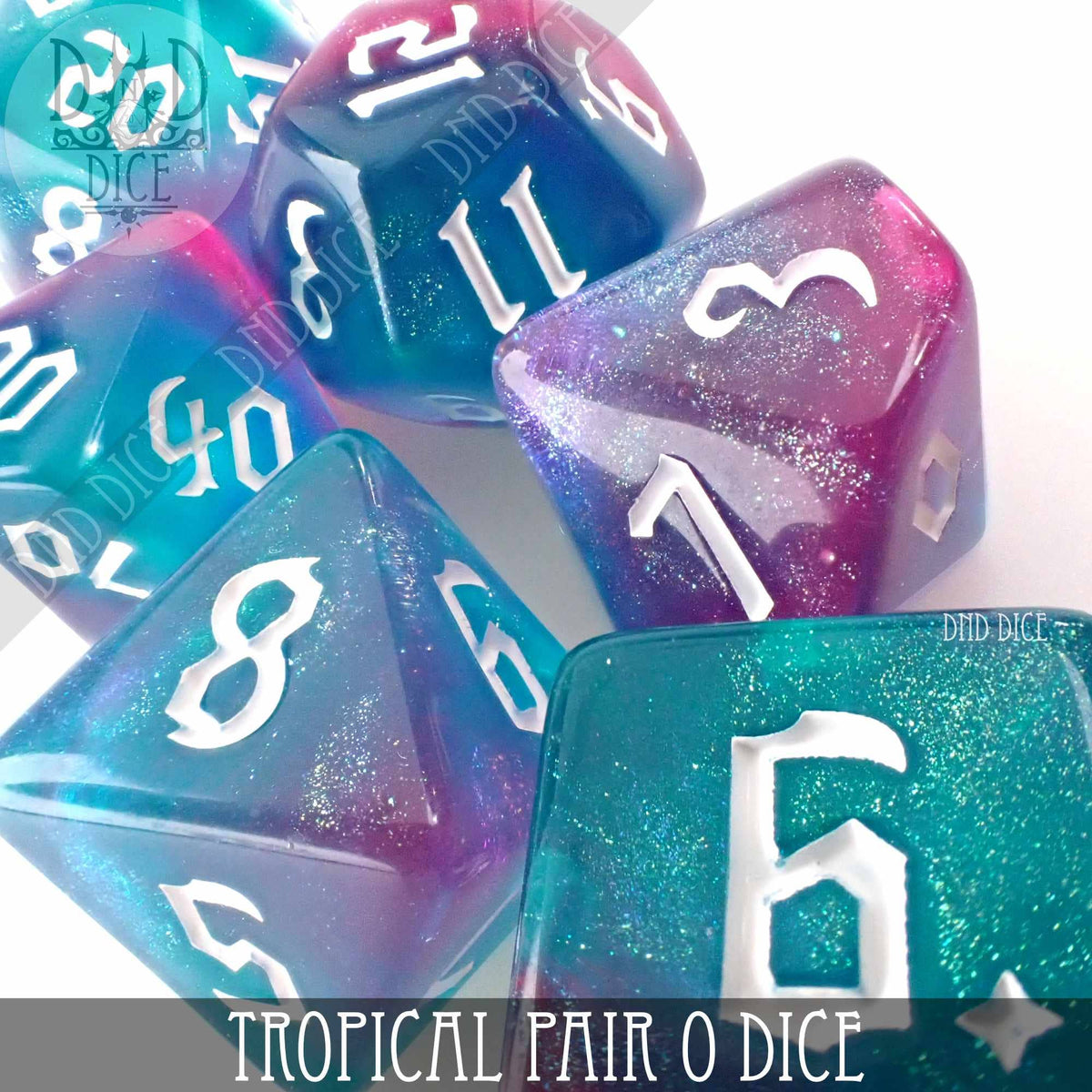 DNDDICE.COM Dice > Other Dice Tropical Pair O Dice 758890742332 PA07TPOD