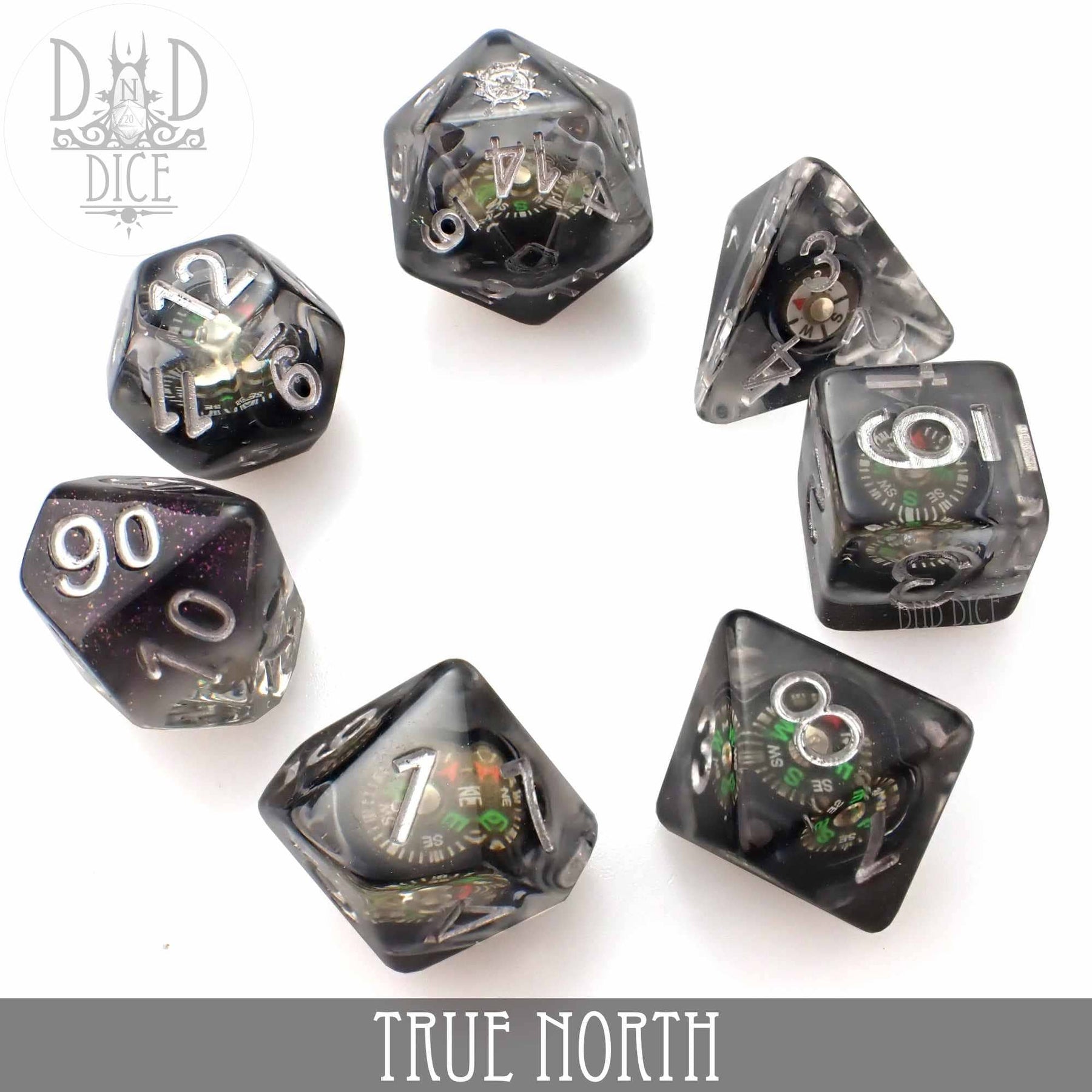 DNDDICE.COM Dice > Other Dice True North (Real Compass) 758890745616 PR07NORTH